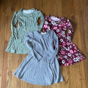 Lot of 3 childrens place dresses